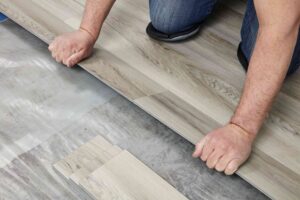 Vinyl plank flooring installation