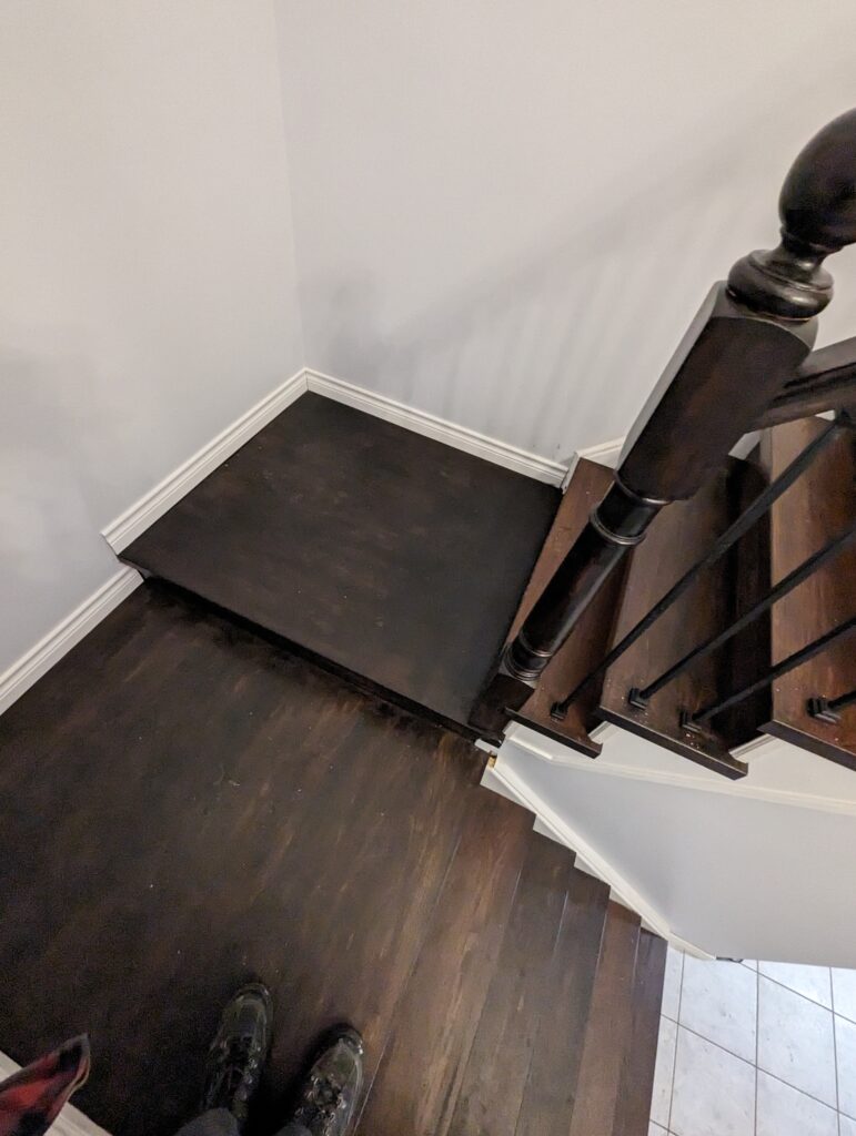 stairs and railing installation in Guelph