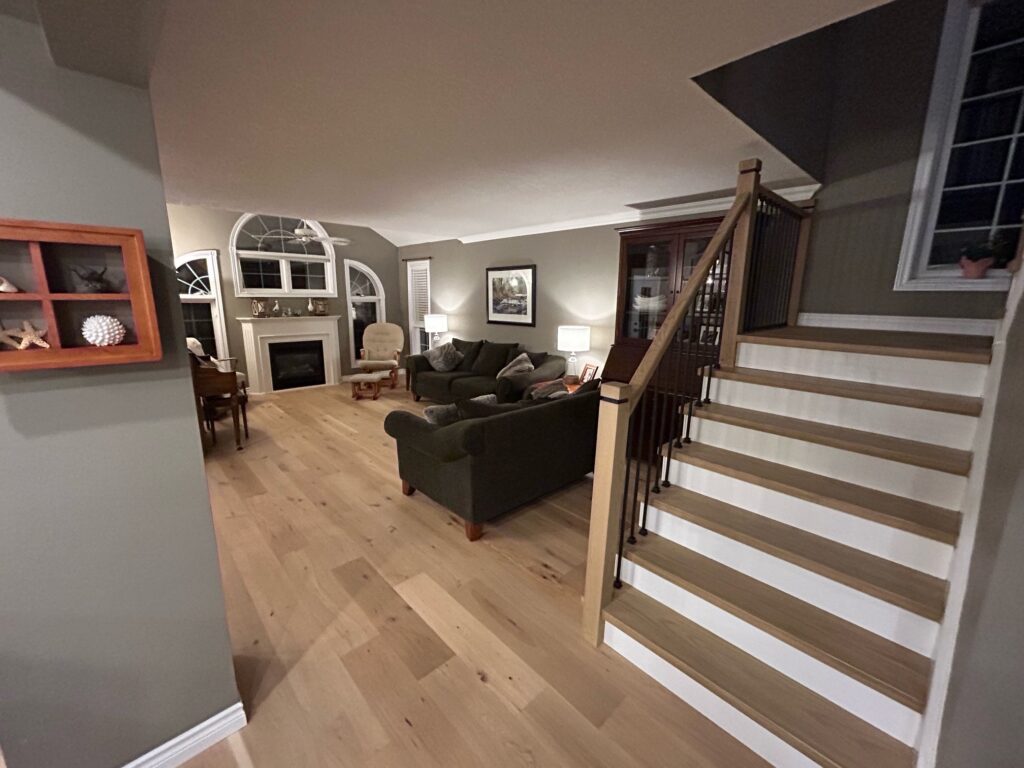 Hardwood floor and stairs instalation