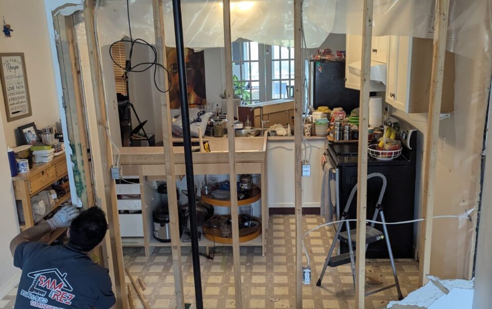 house renovation and removal of walls Guelph
