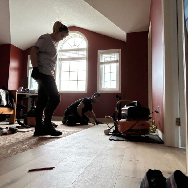 Engineering Hardwood Flooring Installation in Waterloo